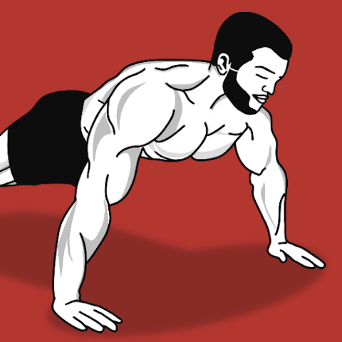 Man doing pushups